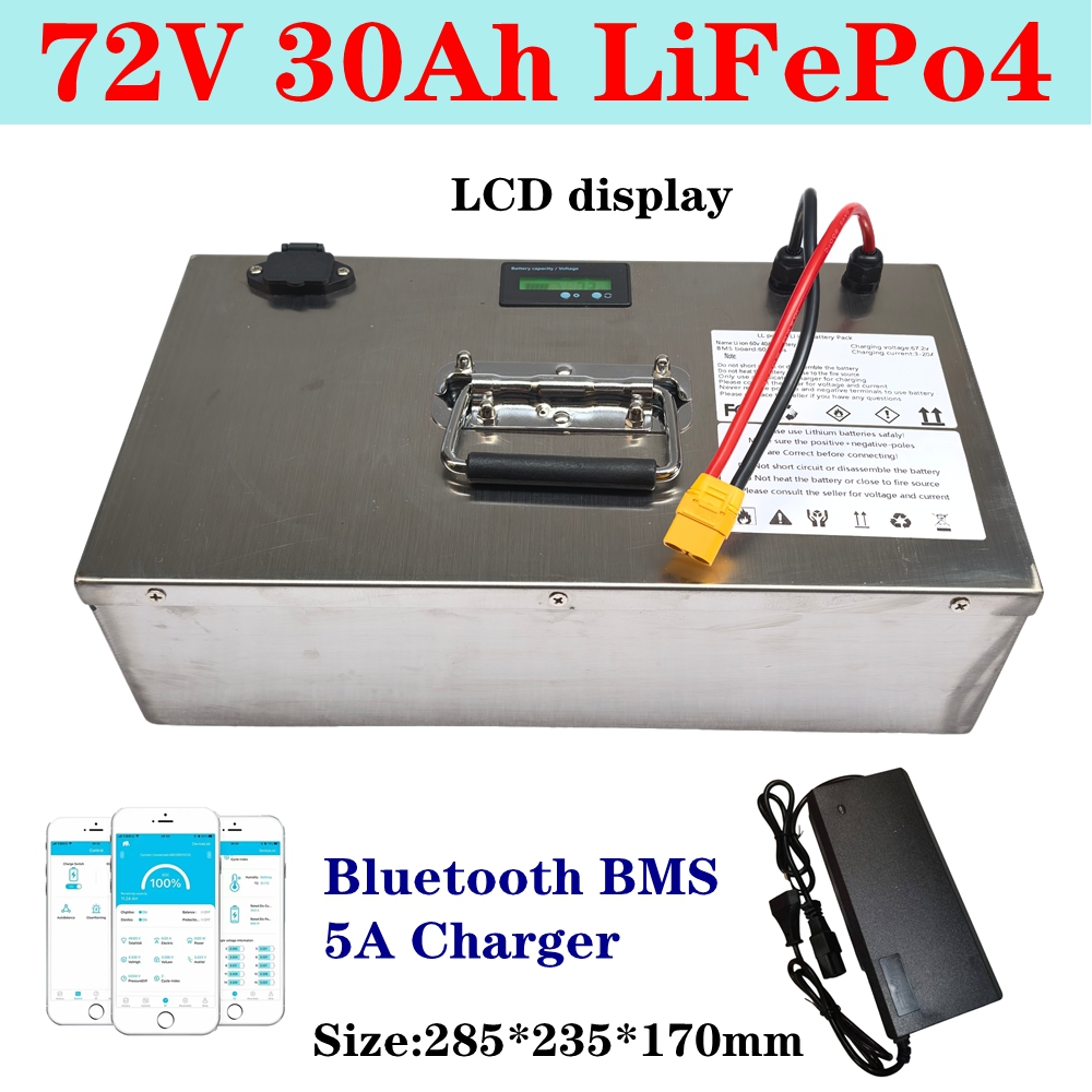 72V 30Ah Lifepo4 Battery Pack - 업그레이드된 72V 30Ah 20Ah Lifepo4 배터리