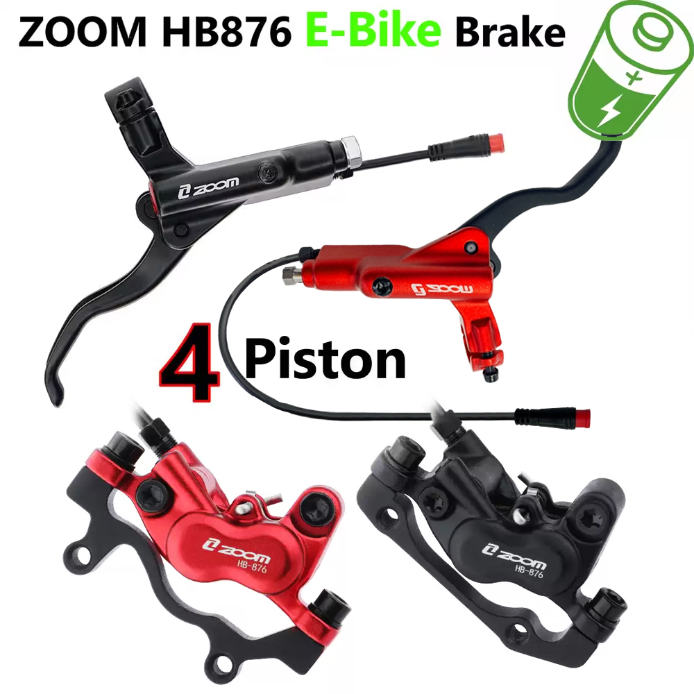 Zoom Hydraulic Brake 4 Piston E-Scooter - ZOOM HB-876E 전기 자전거 4피스톤 유압