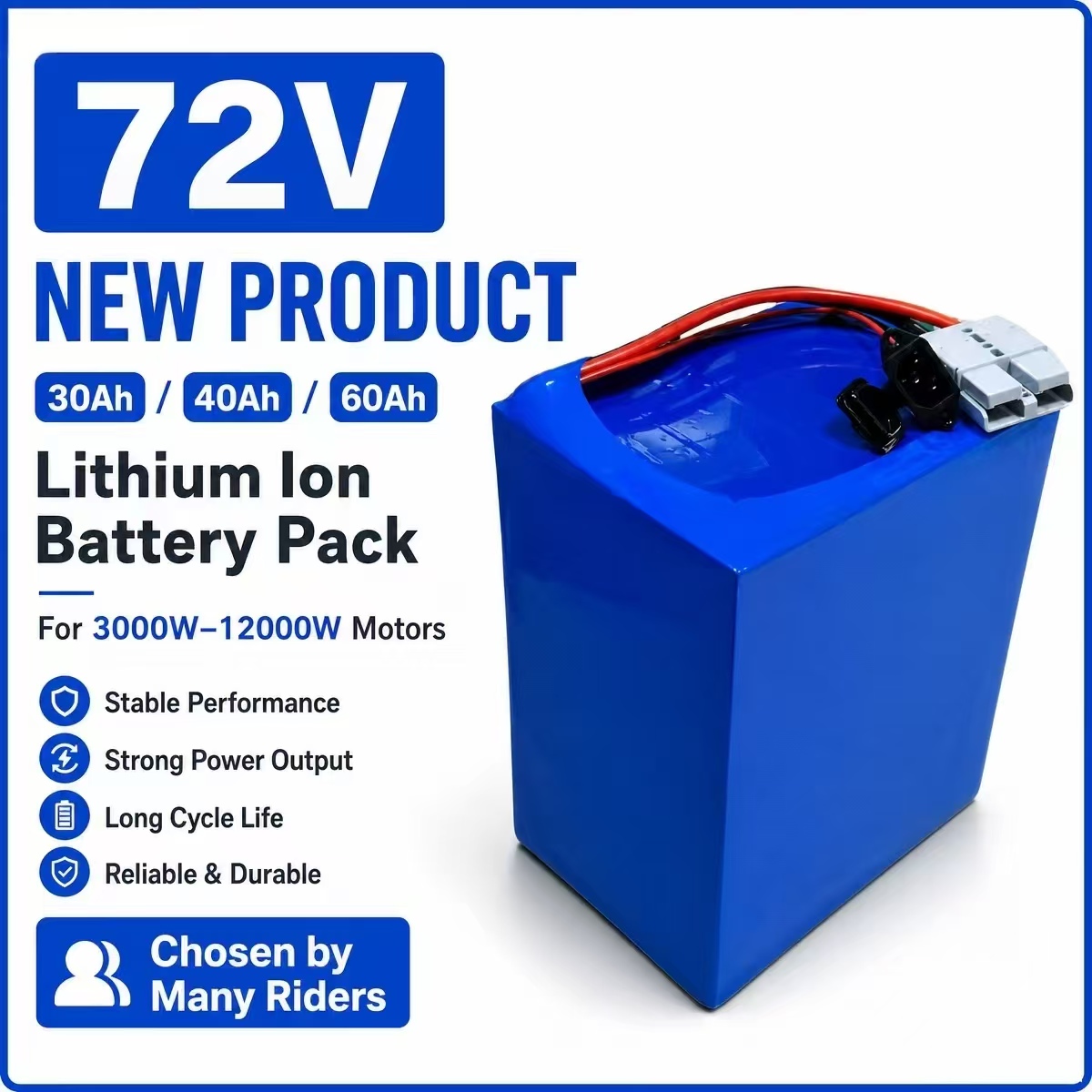 72V 30Ah Lifepo4 Battery Pack - 72V 30Ah 40AH 60Ah 리튬 이온