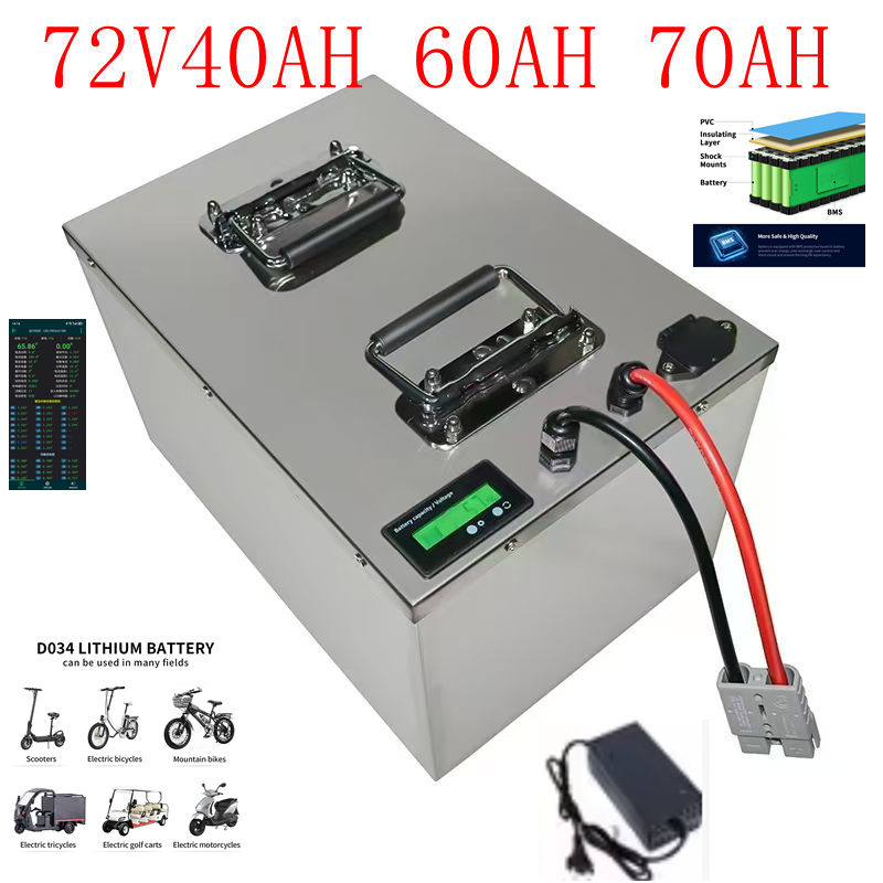 72V 30Ah Lifepo4 Battery Pack - 72V 리튬이온 배터리(BMS 포함) 30AH-80AH 고성능