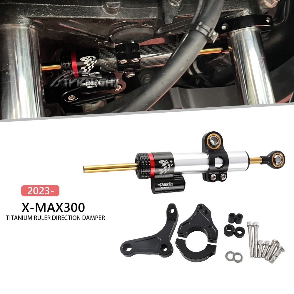Steering Damper Stabilizer Kit Cnc - 야마하 XMAX 300 X-MAX300 XMAX 300