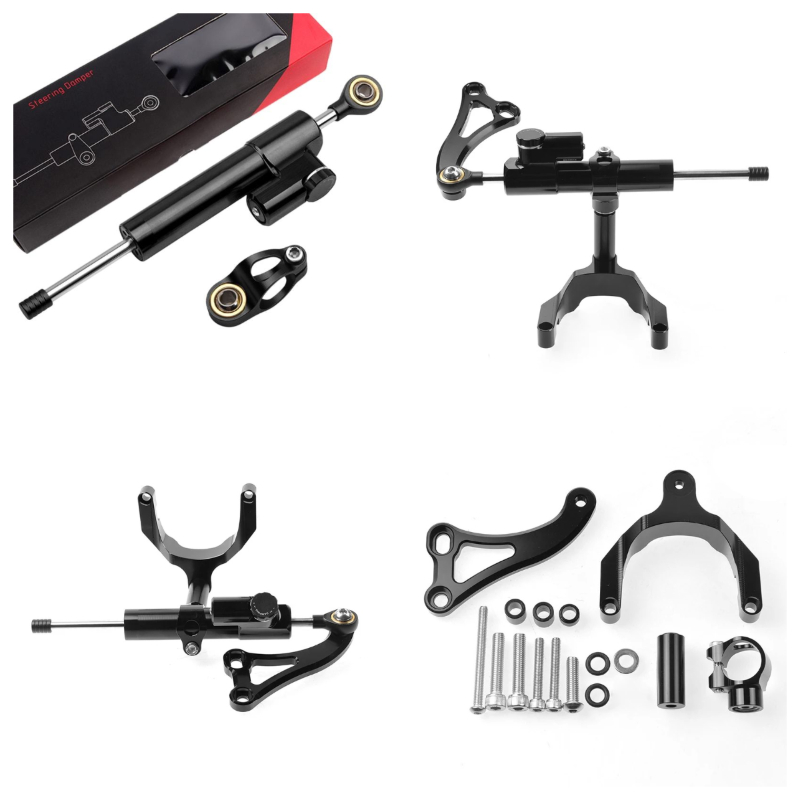 Steering Damper Stabilizer Kit Cnc - GSXS750 GSX-S750 gsx-s750 2017-2021 2022 2023