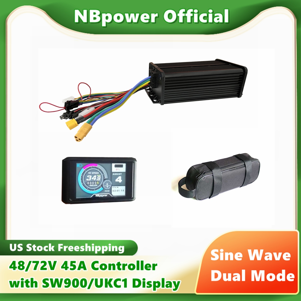 72V 45A Dual Controller - 미국 주식 듀얼 모드 NBpower 사인파