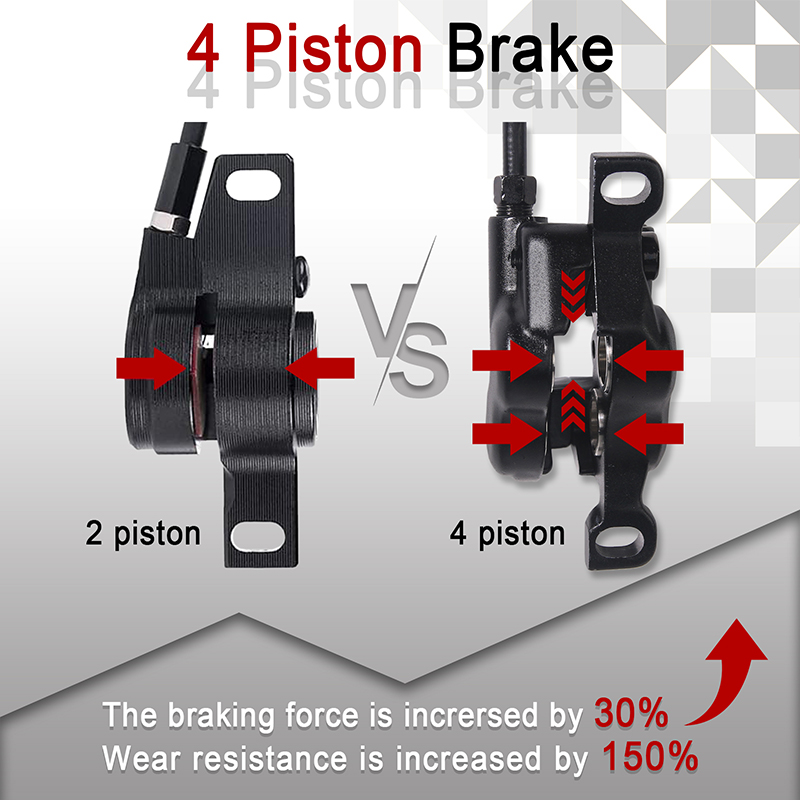 줌 HB-876E 전기 자전거 디스크 브레이크 세트 4 - Zoom Hydraulic Brake 4 Piston E-Scooter 리뷰 및 가격