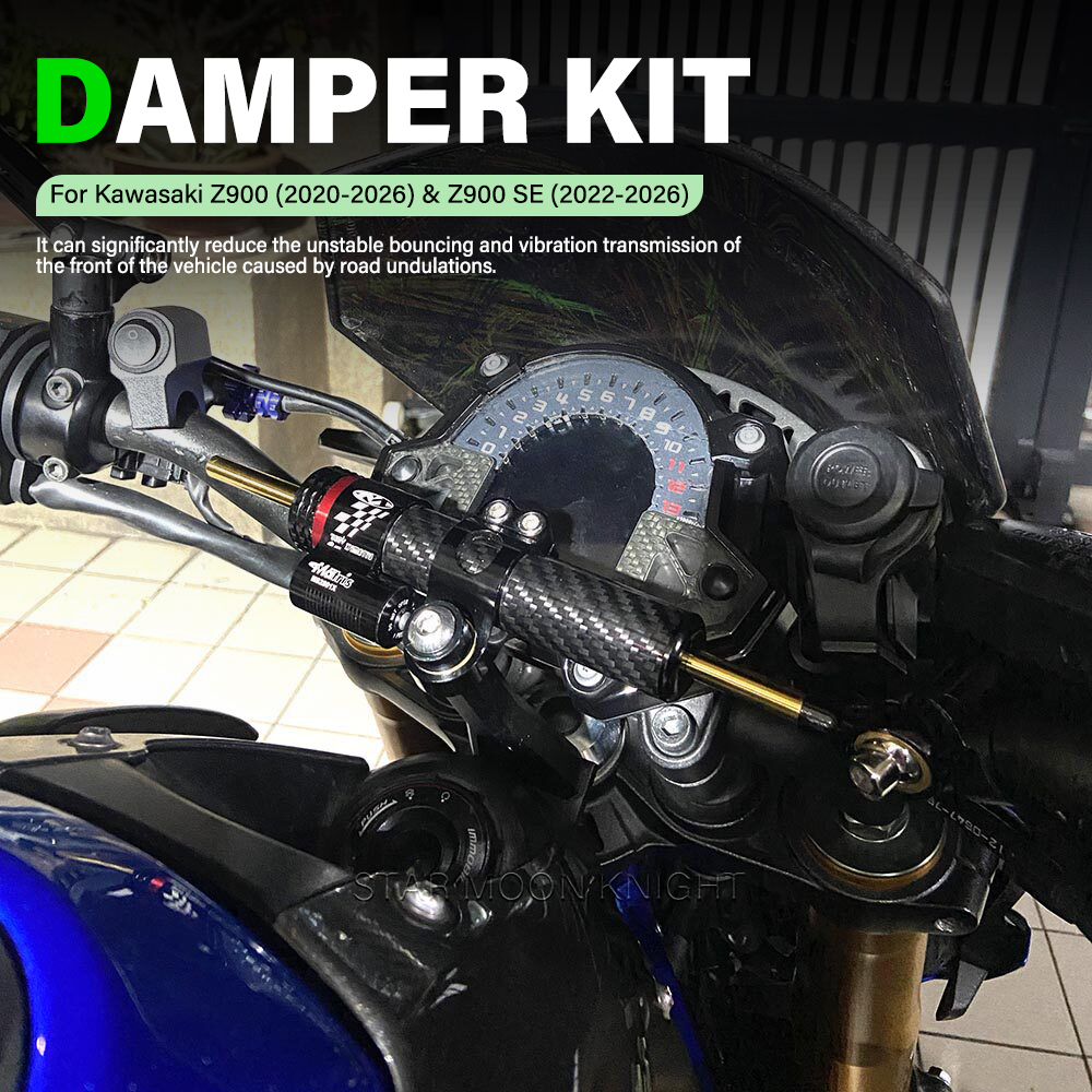 새로운 오토바이 CNC 스티어링 댐퍼 안정화 댐퍼 브래 - Steering Damper Stabilizer Kit Cnc 리뷰 및 가격