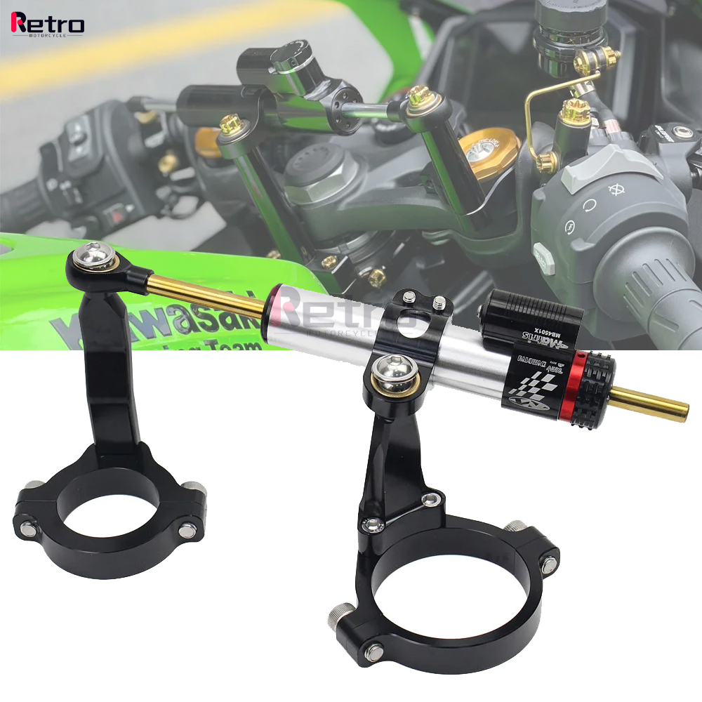 가와사키 닌자 ZX-4R ZX-4RR ZX4R ZX4R - Steering Damper Stabilizer Kit Cnc 리뷰 및 가격