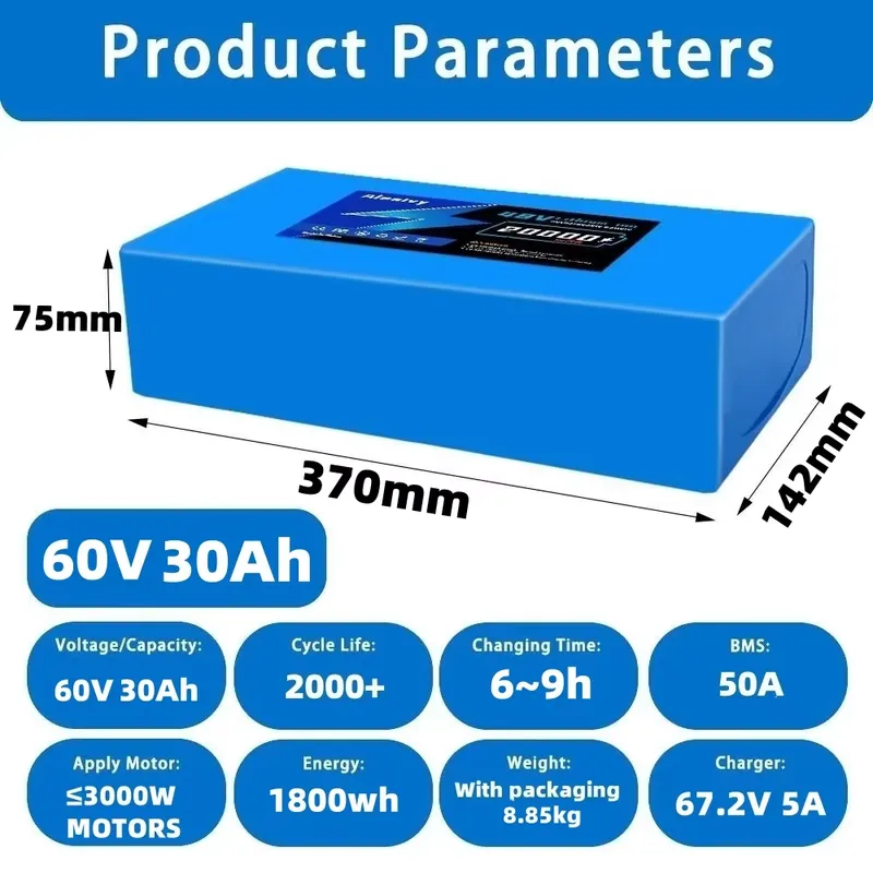 알레아이비 60V 20AH 30AH 21700 리튬 배 - 60V 30Ah 21700 Battery Pack 리뷰 및 가격