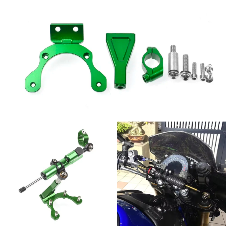 카와사키 Z900 Z 900용 파이버 카본 스티어링 댐 - Steering Damper Stabilizer Kit Cnc 리뷰 및 가격