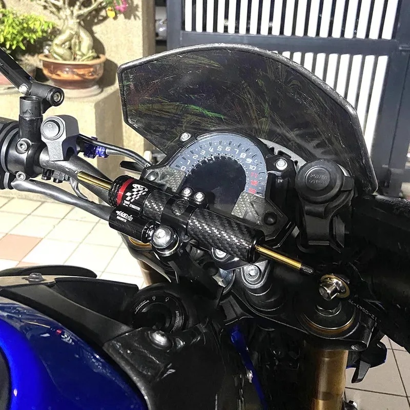 카와사키 Z900 Z 900용 파이버 카본 스티어링 댐 - Steering Damper Stabilizer Kit Cnc 리뷰 및 가격
